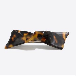 J. Crew •Tortoise Bow Barrette